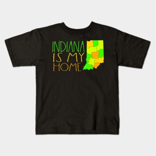 USA state: Indiana Kids T-Shirt